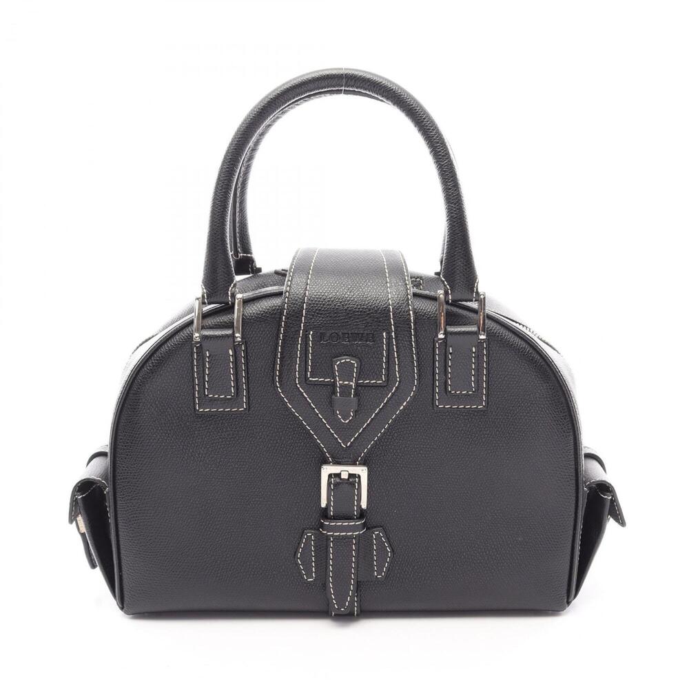 Loewe Senda Handbag, Leather, Women's, Black